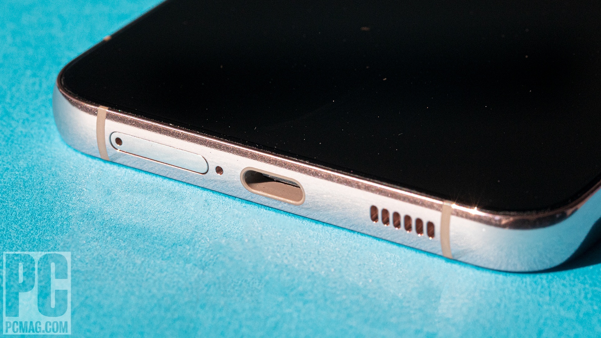 Phone with USB-C charging port