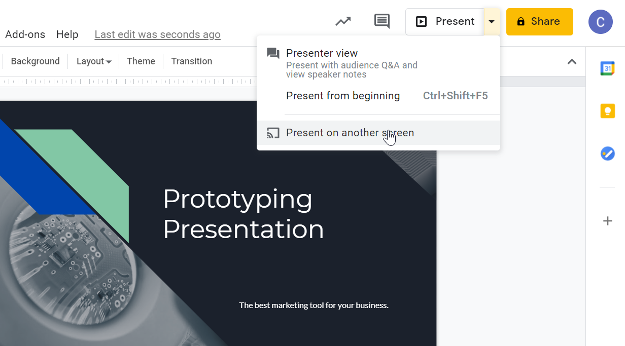 Cast Google Slides to Your TV