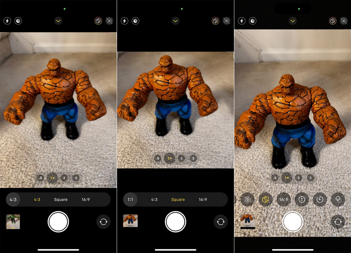 Change the aspect ratio