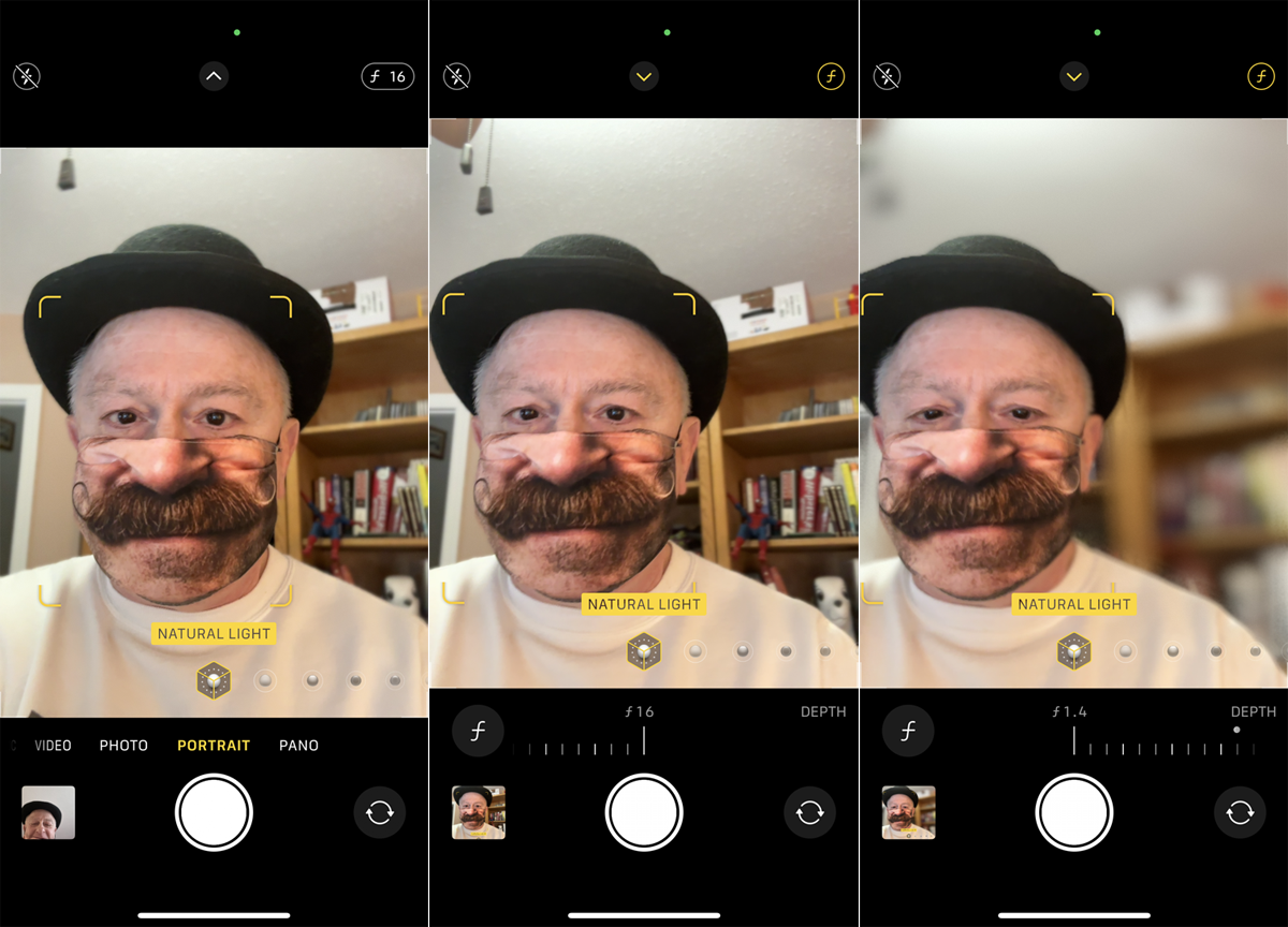 Adjust the depth of field