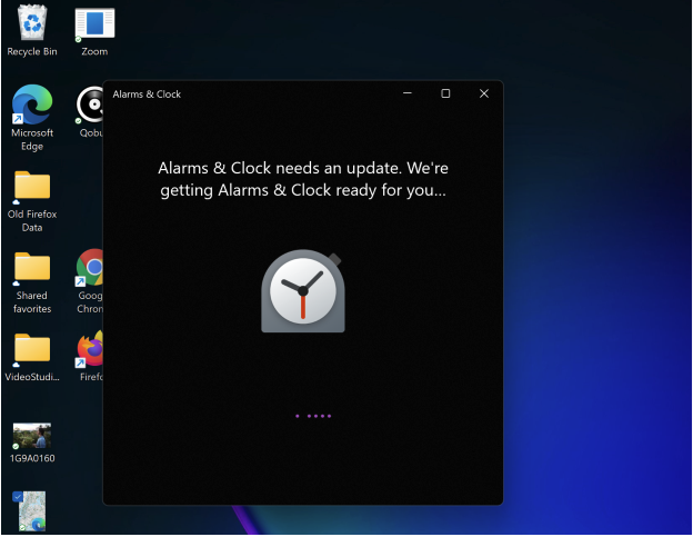 Updating Clock app in Windows 11