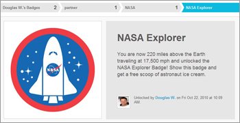 First Foursquare Check-in