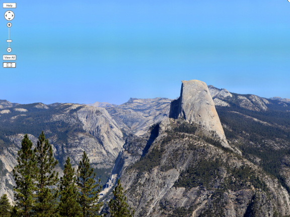 Yosemite's Half Dome (2.70 Gigapixels)