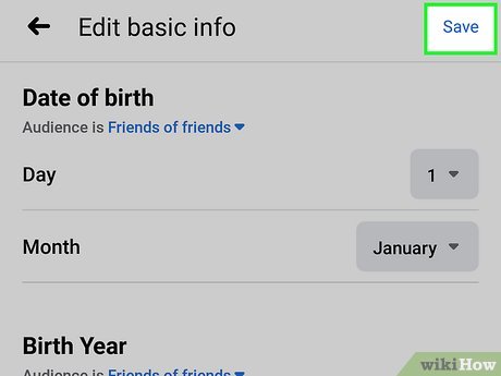 Image titled Change Your Birthday on Facebook Step 9