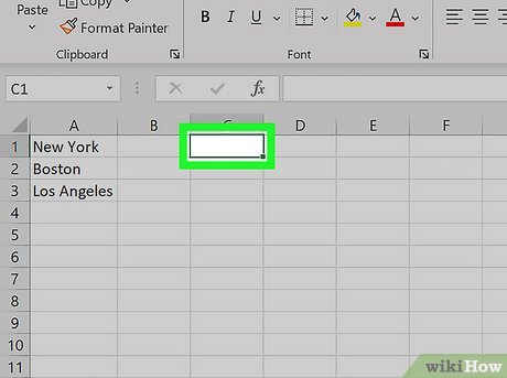 Image titled Create a Drop Down List in Excel Step 2