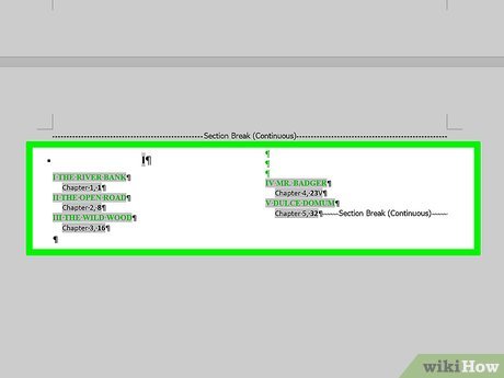 Image titled Create an Index in Word Step 23
