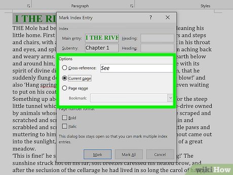 Image titled Create an Index in Word Step 7