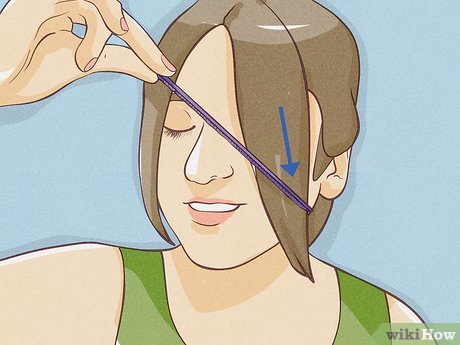 Image titled Cut Side Swept Bangs Step 11