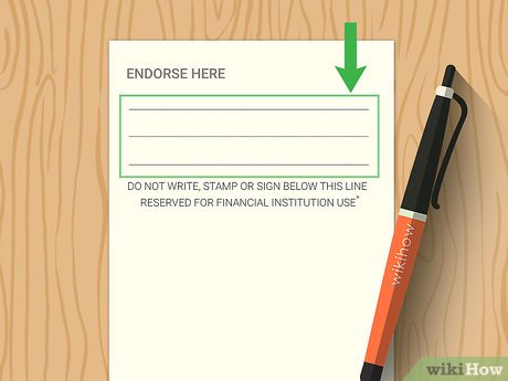 Image titled Endorse a Check Step 3
