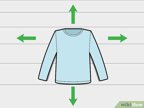 Image titled Fold Long Sleeve Shirts Step 1