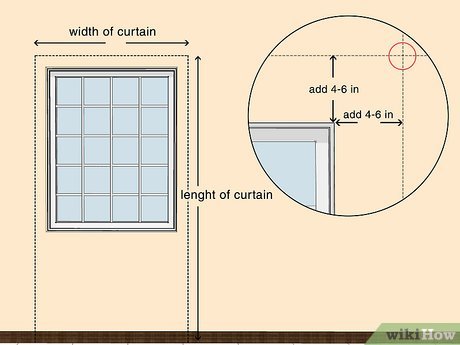 Image titled Install Curtain Rods Step 2