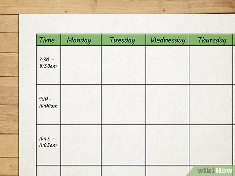Image titled Make a Study Timetable Step 7