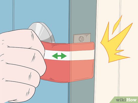 Image titled Open a Door with a Credit Card Step 3