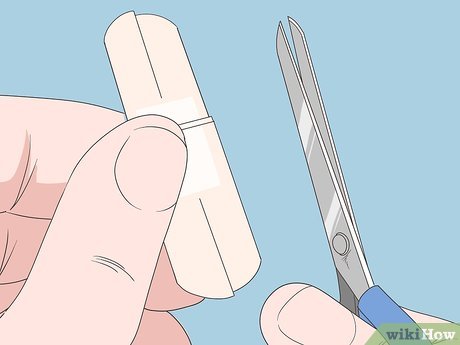 Image titled Put a Bandaid on Your Fingertip Step 3