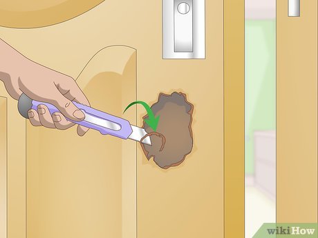 Image titled Repair a Damaged Hollow Core Door Step 1