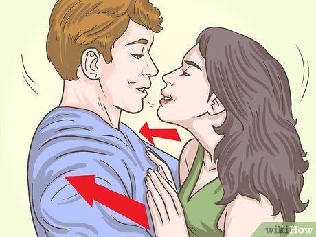 Image titled Use Your Hands During a Kiss Step 6