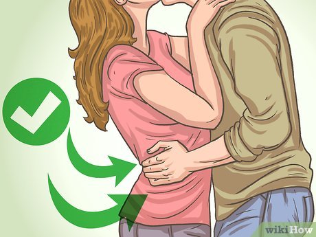 Image titled Use Your Hands During a Kiss Step 8