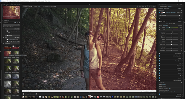 Presets in Exposure X7