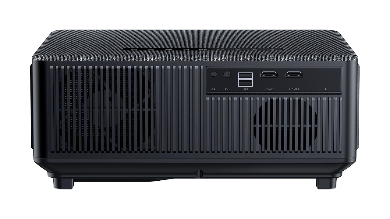 Rear panel, showing ports of Yaber Ace K1 projector