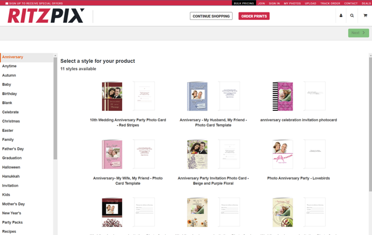 Holiday cards from RitzPix