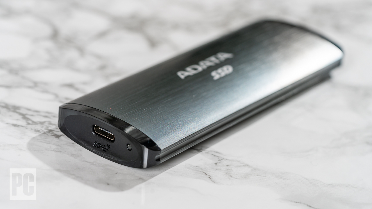 ADATA SE760 Ultra Fast SSD USB-C port