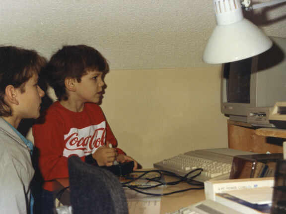 Playing Atari 1040STf in 1987