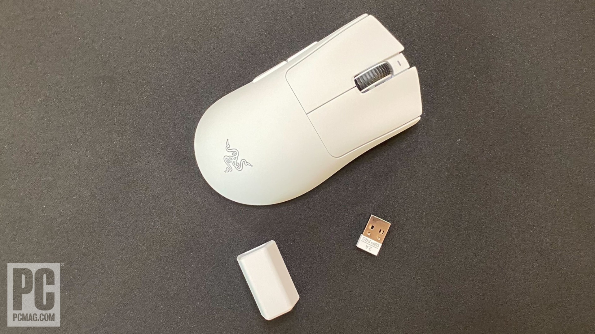 DeathAdder V3 Pro with accessories