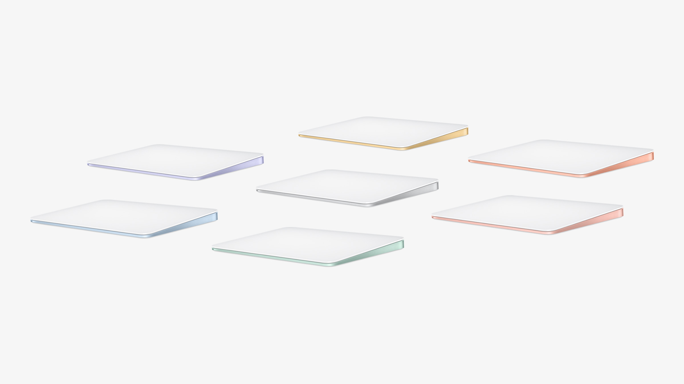 trackpad that comes with the new imac in 7 different colors