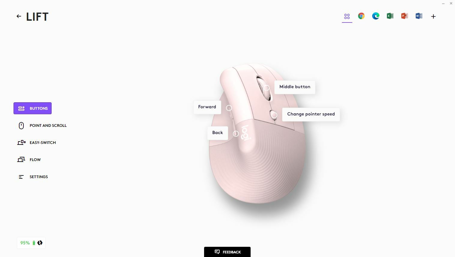 Logi Options software