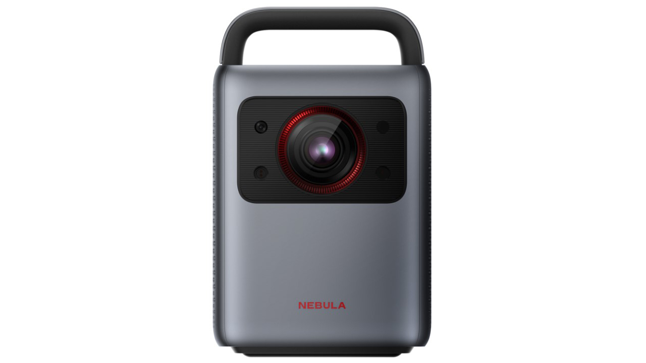 Front view of Anker Nebula Cosmos Laser 4K