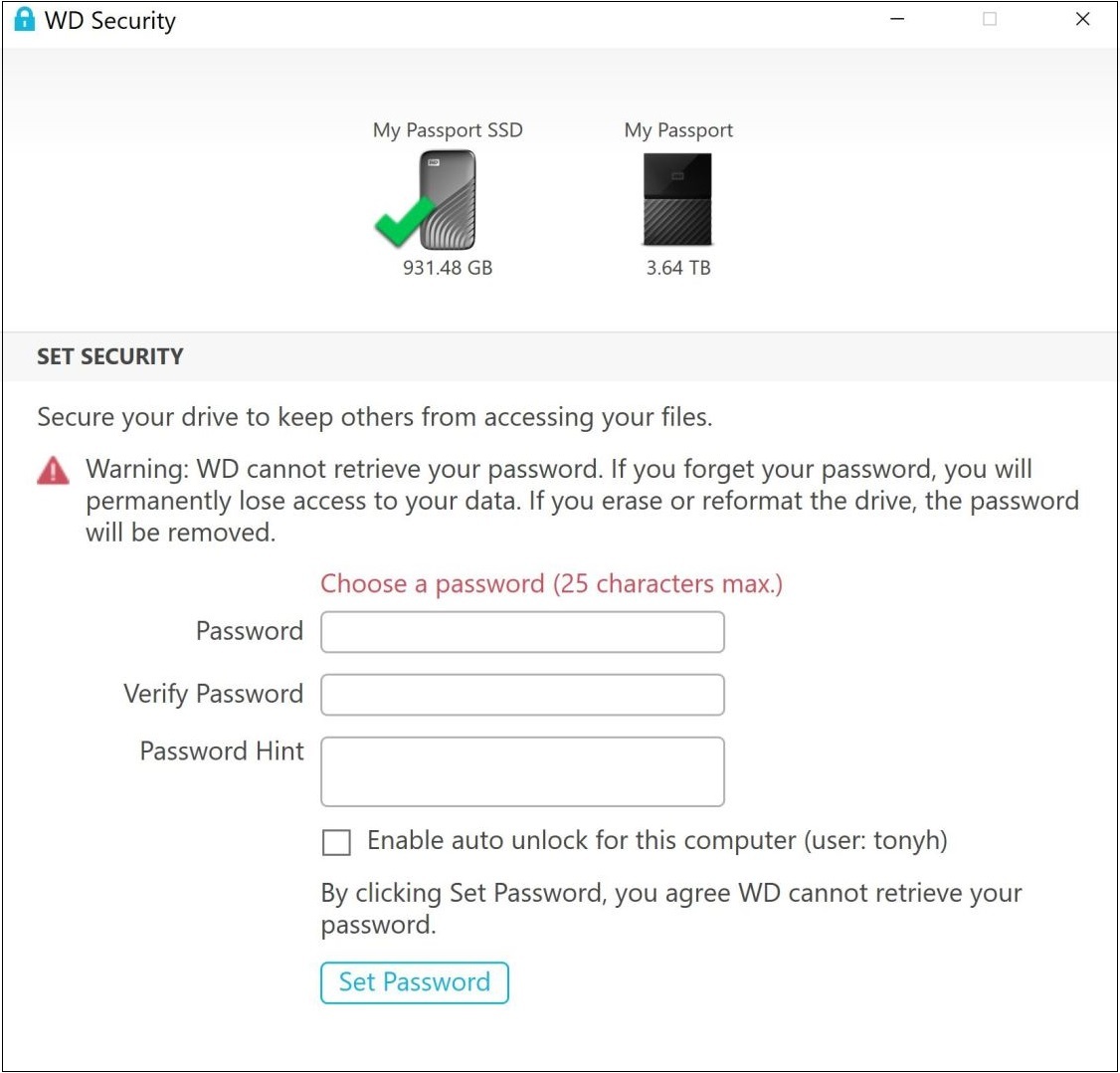 WD My Passport SSD (2020, 1TB)