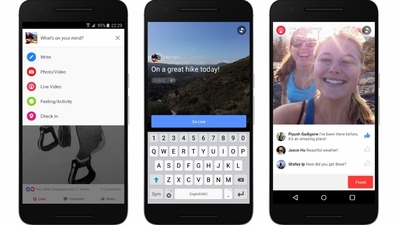 Facebook live video Android