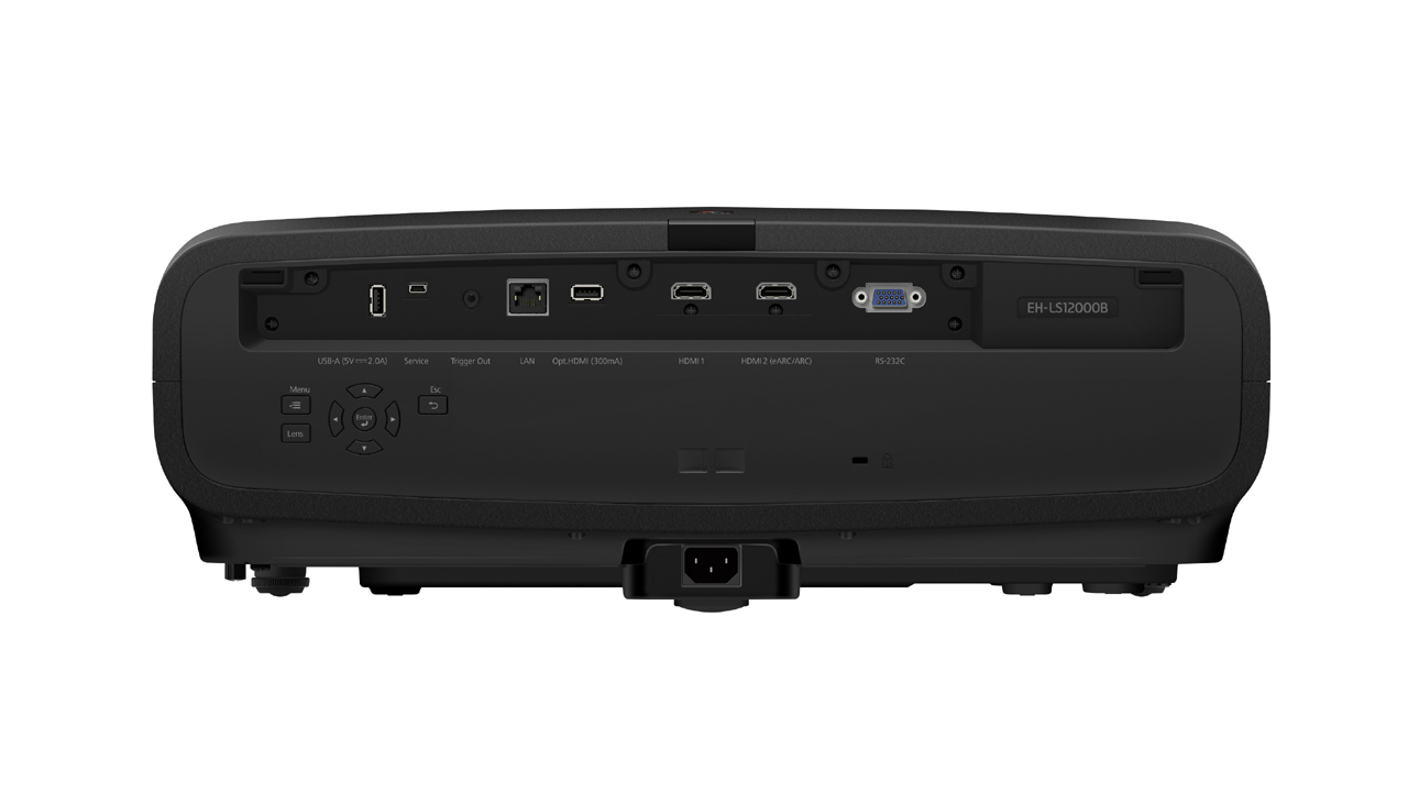 Epson Pro Cinema LS12000 rear ports