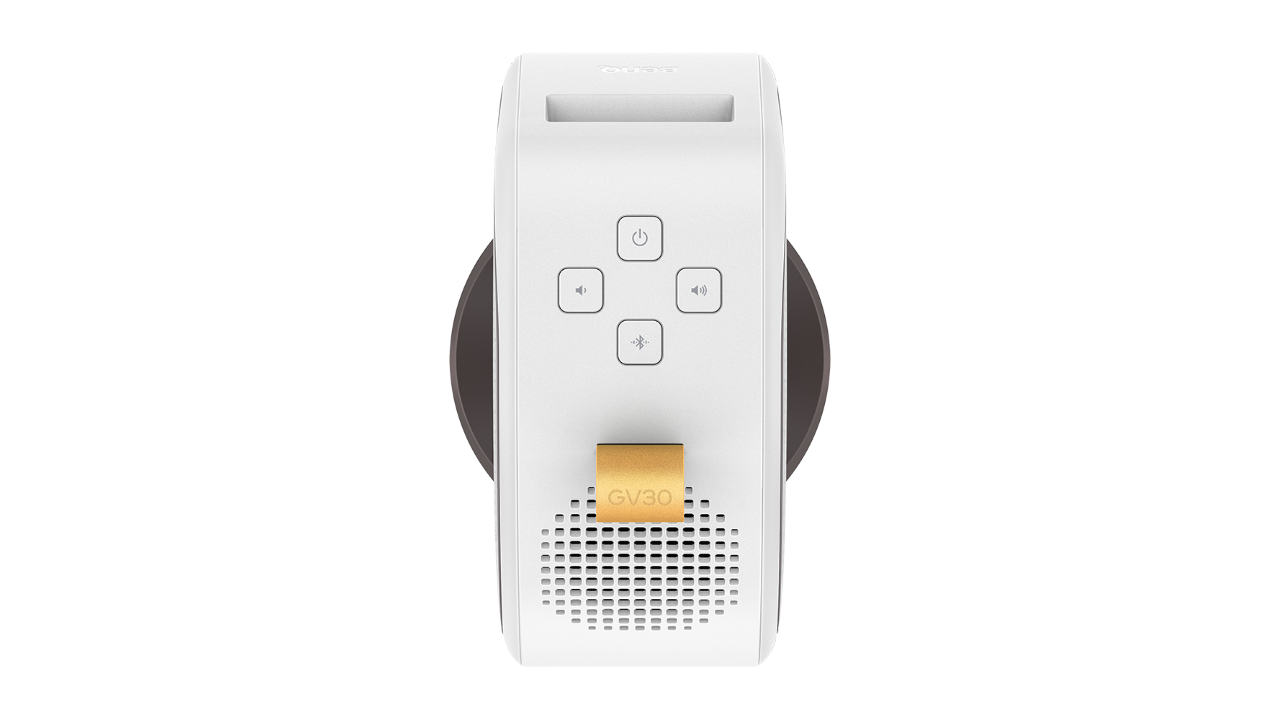 Top view, showing control panel