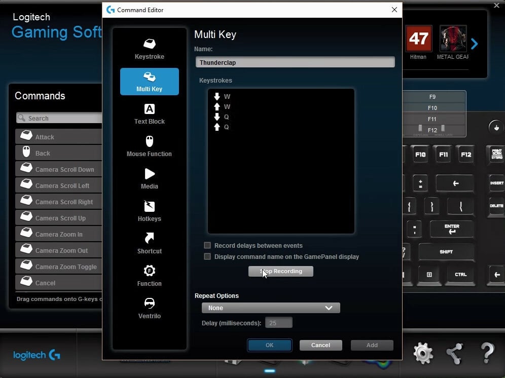 logitech gaming software