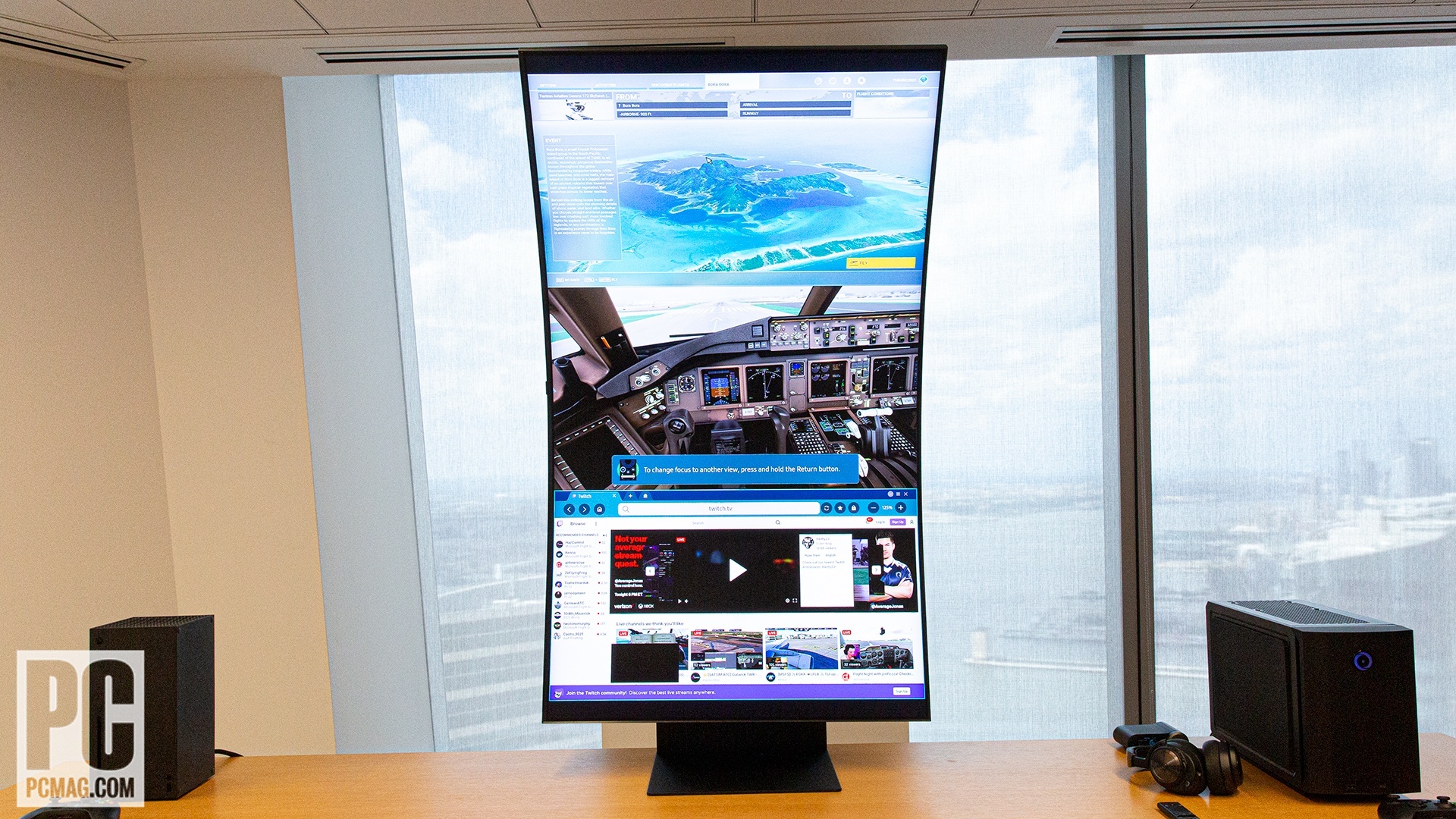 Samsung Odyssey Ark Cockpit mode