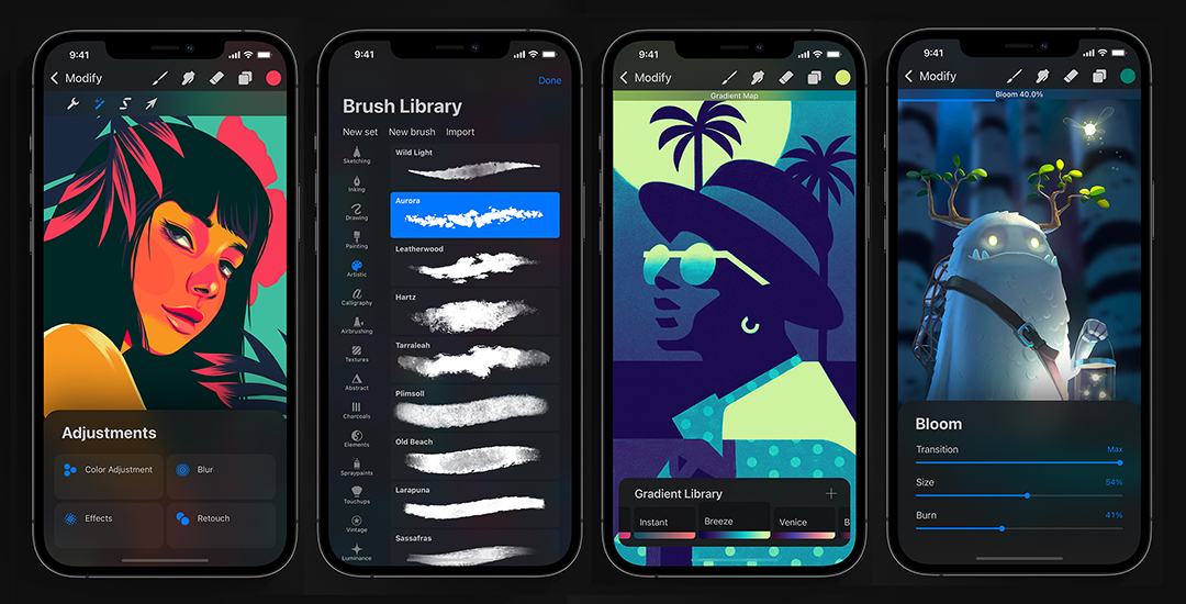Procreate Pocket iPhone app