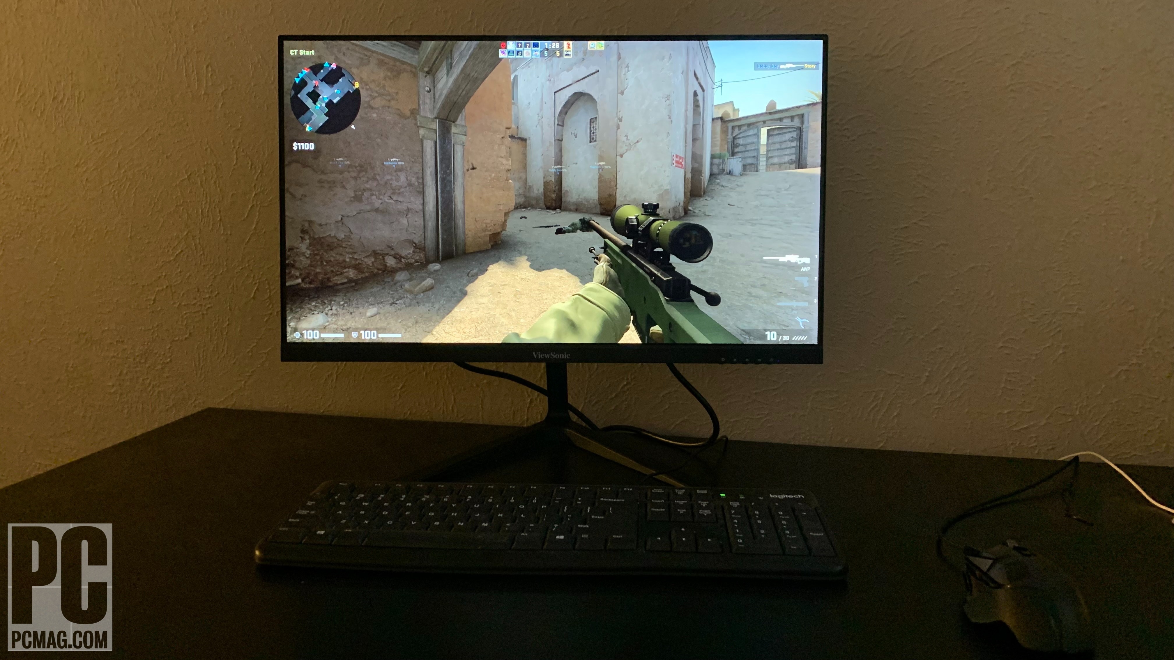 ViewSonic VX2418-p-mhd front view