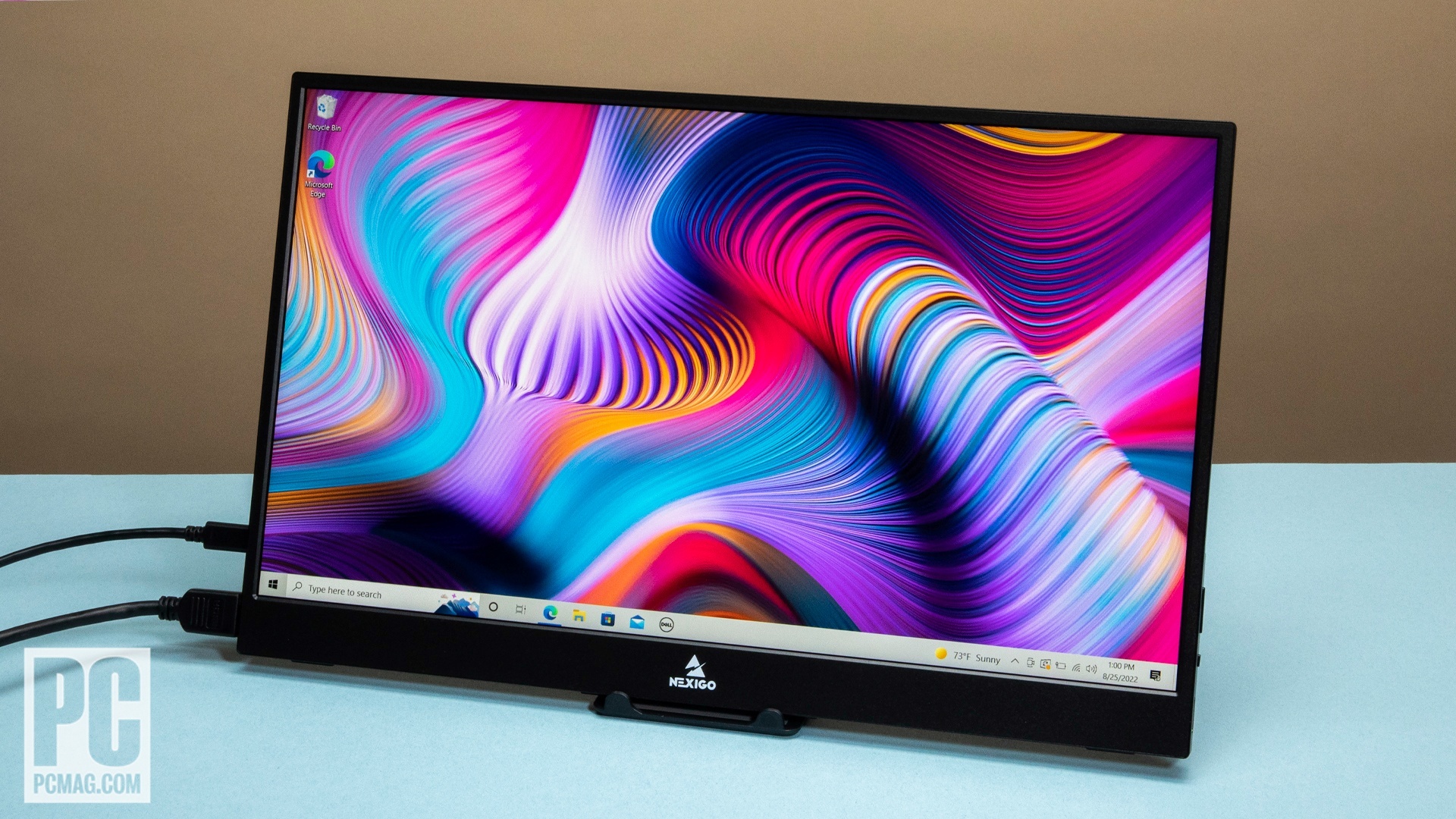 NexiGo 300Hz portable monitor right angle