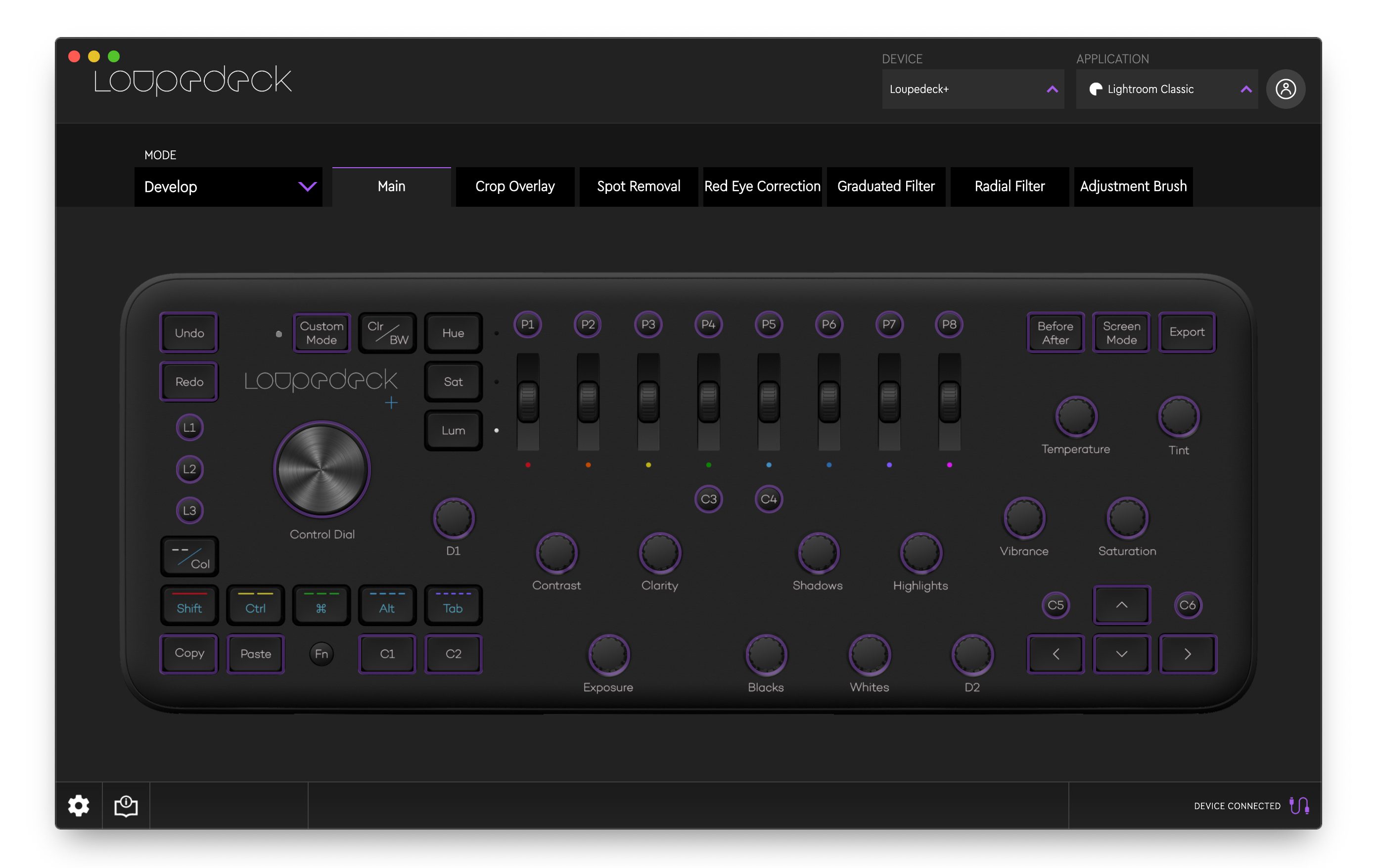 Loupedeck+ Software