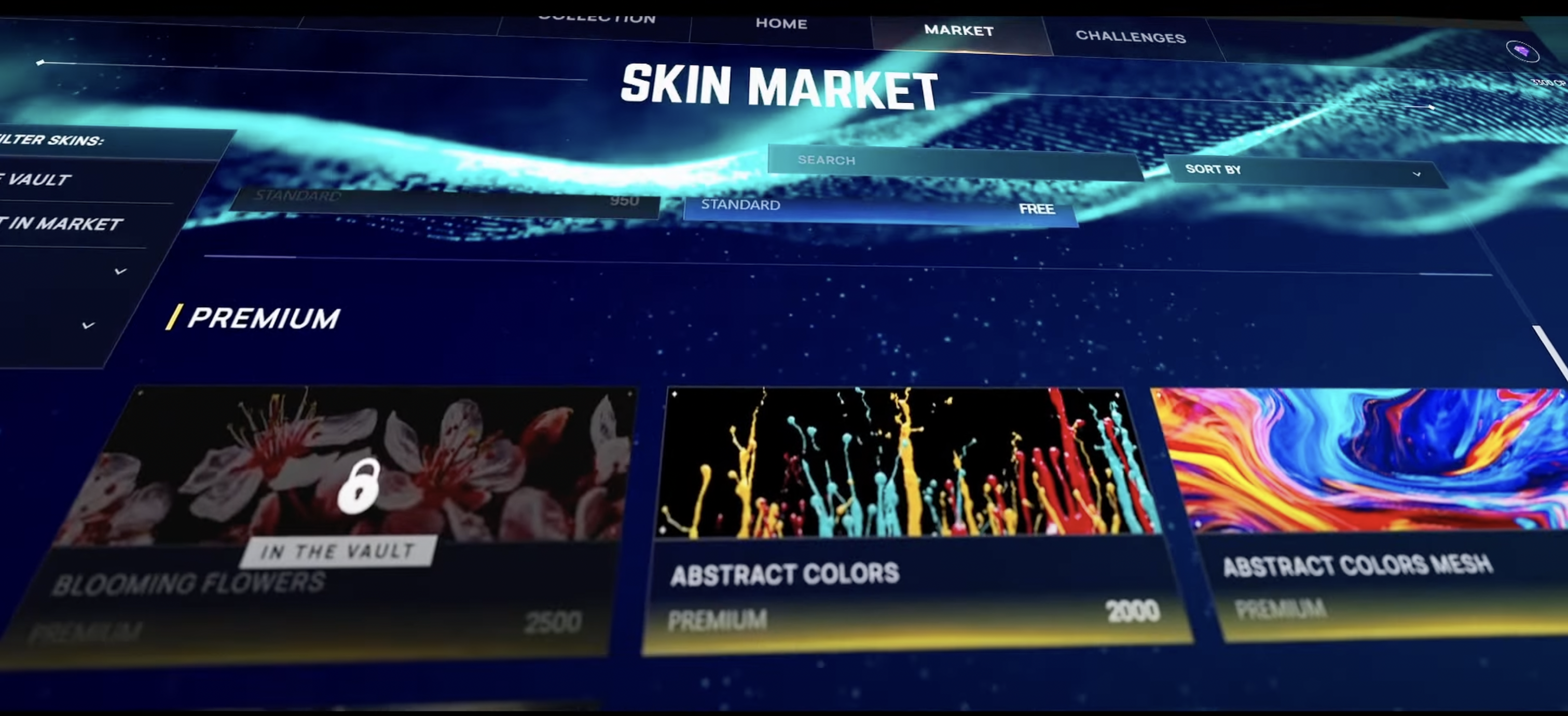 The skin market for the keyboard