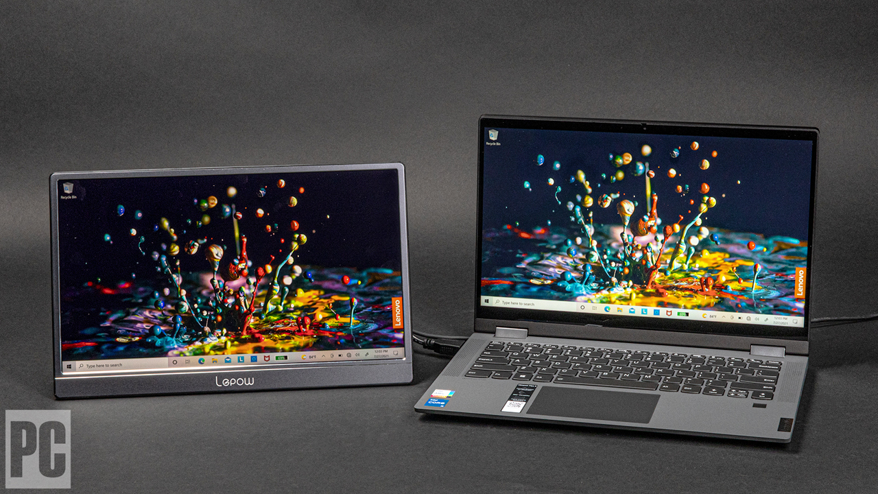 Lepow Lite H1 Portable Monitor (With Laptop)