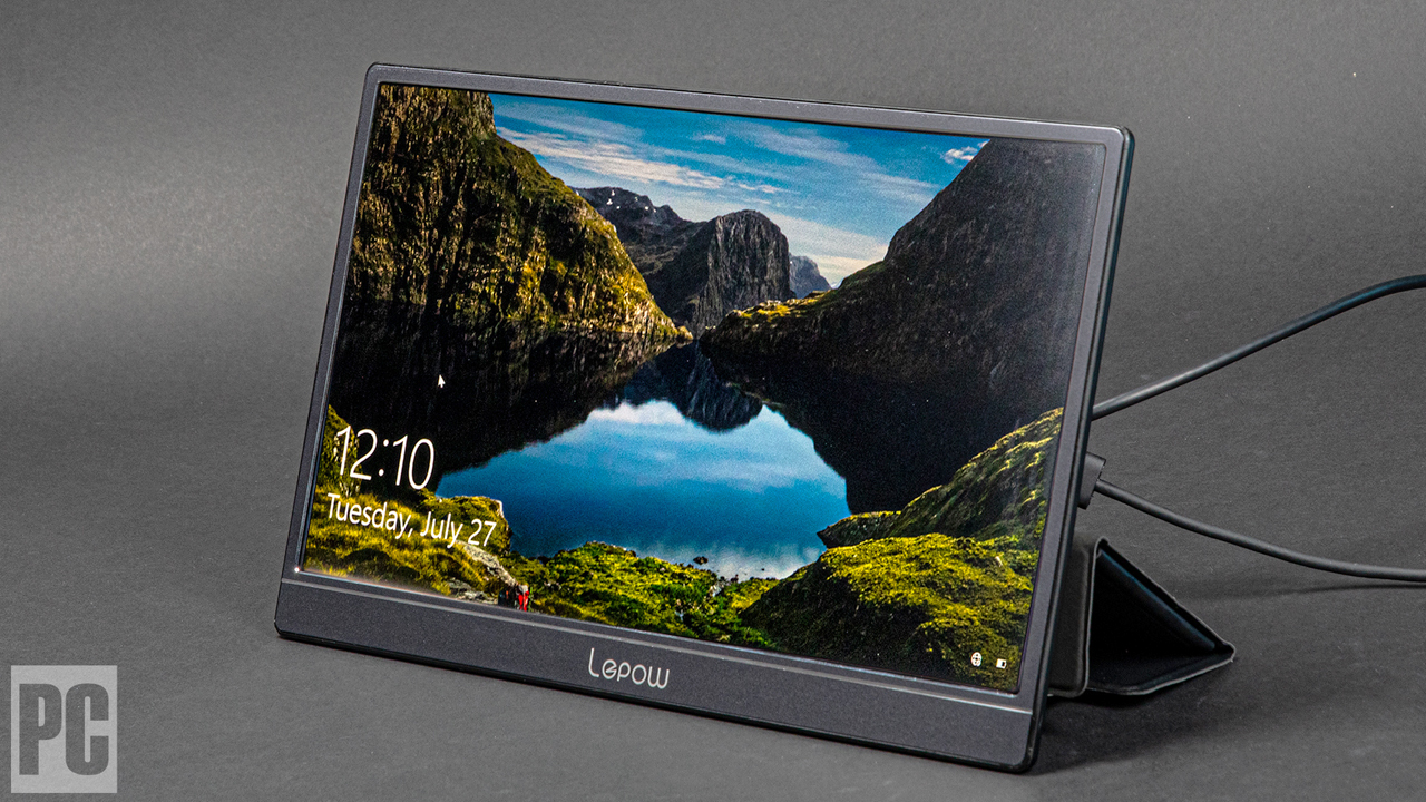 Lepow Lite H1 Portable Monitor (Angle View)