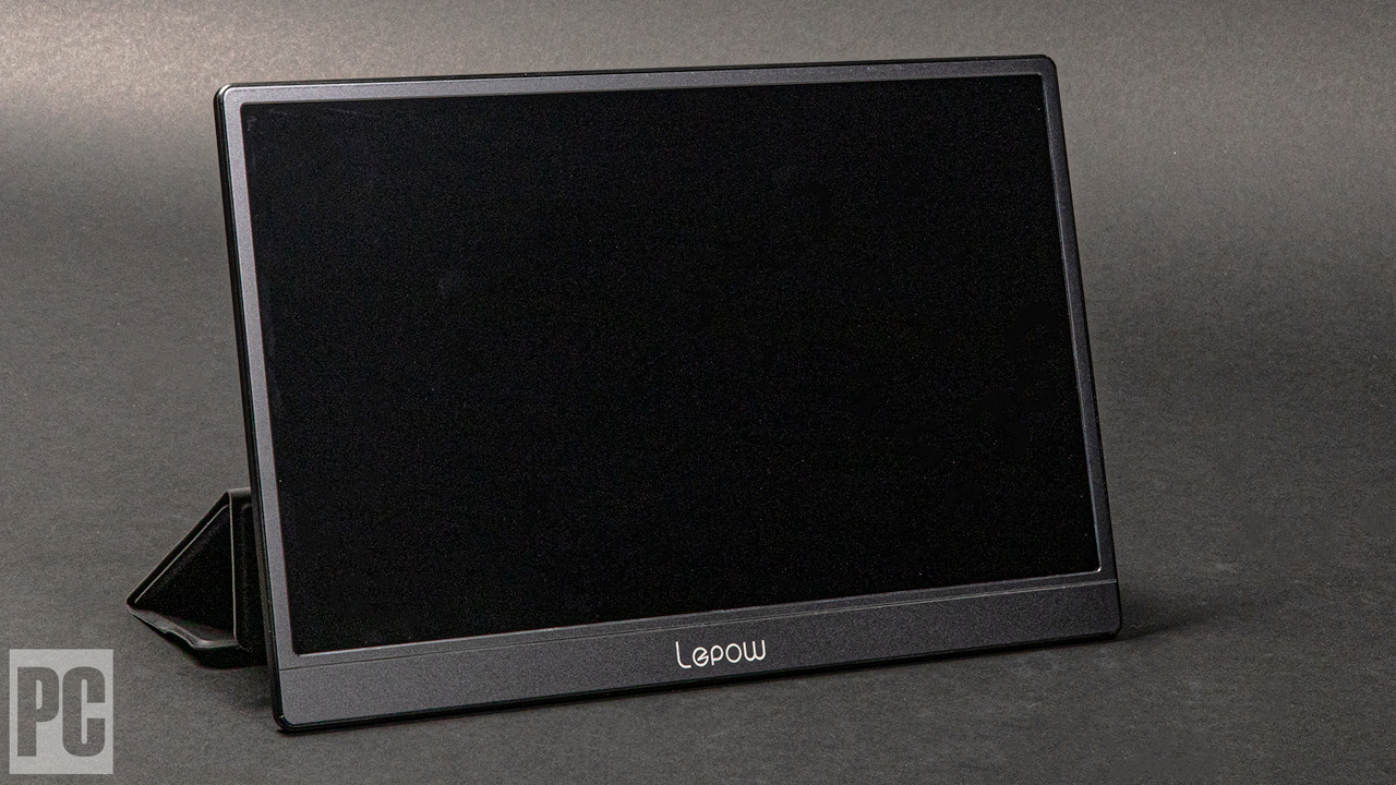 Lepow Lite H1 Portable Monitor (Angled and Dark View)