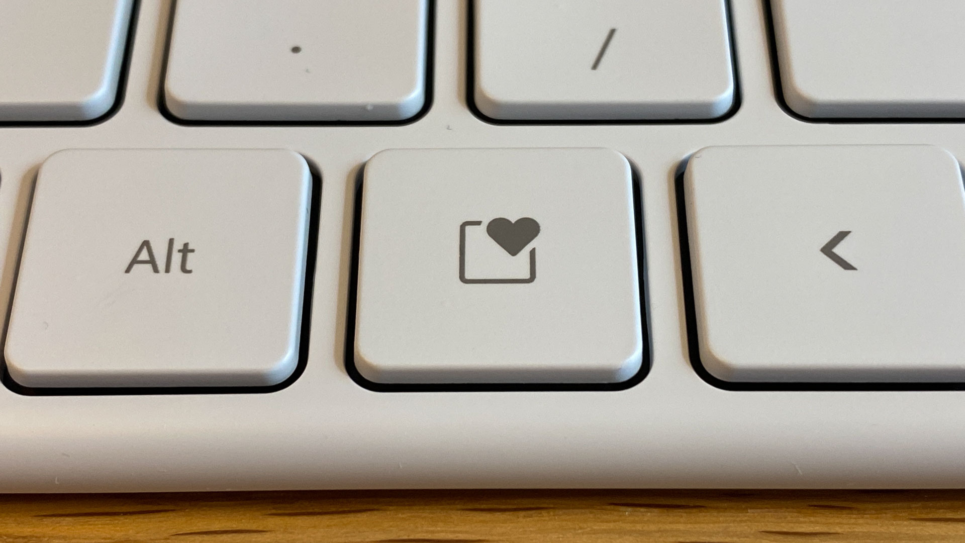 Microsoft Designer Compact keyboard emoji key