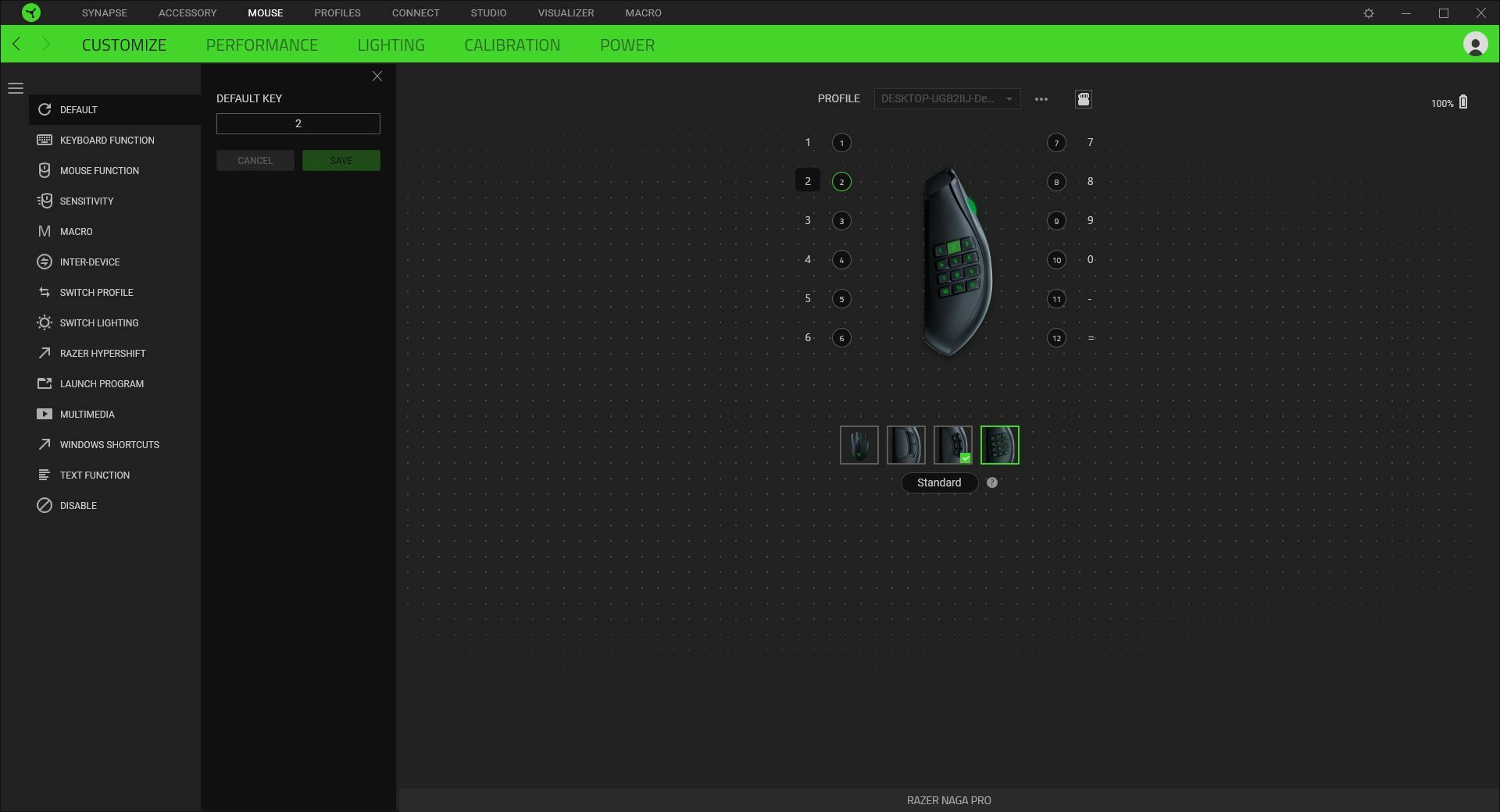 Razer Synapse software