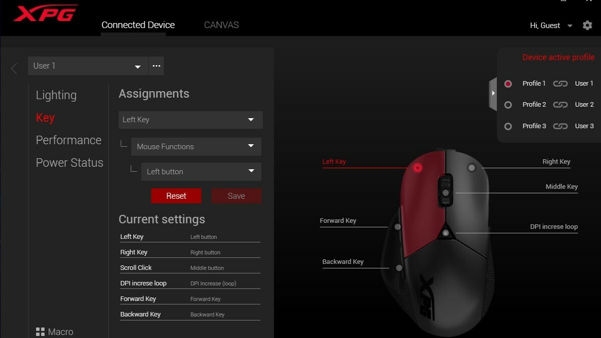 XPG customization software