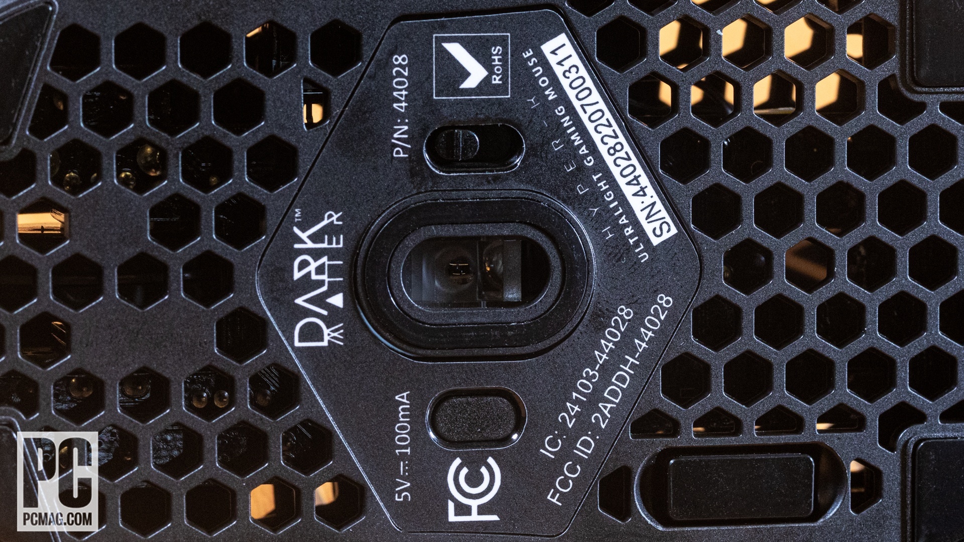 The sensor on the Dark Matter Hyper-K Ultralight Wireless Gaming Mouse