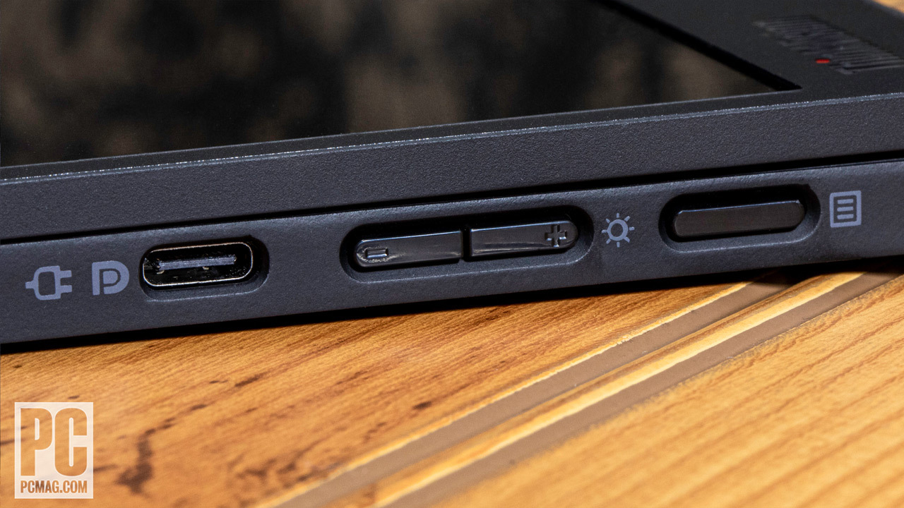 Lenovo ThinkVision M14d right side