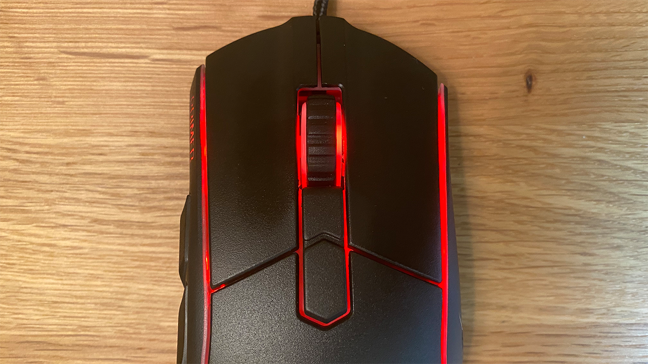 XPG Primer Gaming Mouse top buttons